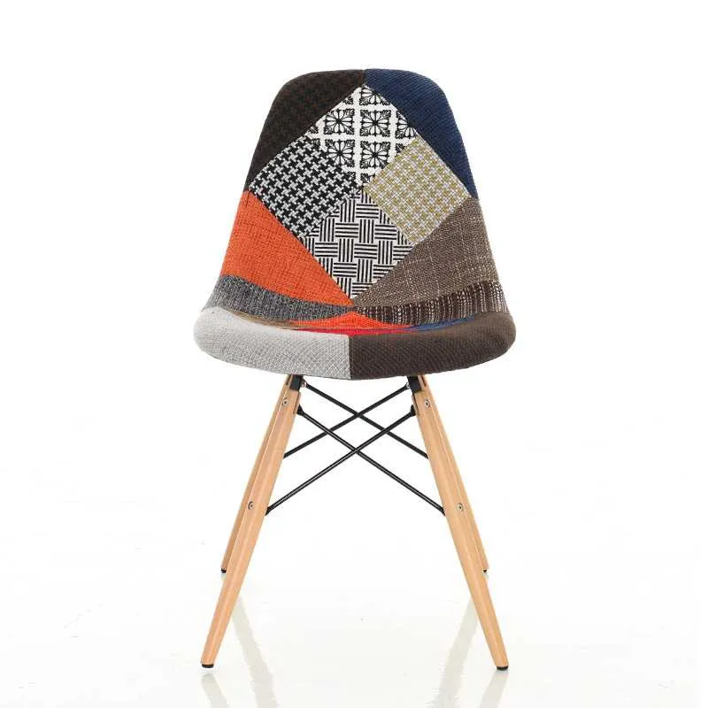Ghế Eames Bọc Vải Chân Gỗ- CF01MT