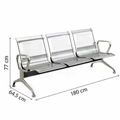 Ghế Băng Chờ Inox 3 Chỗ- BC01MT