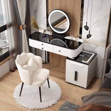 Bàn Trang Điểm Mặt Đá Đen Sang Trọng- BP012MT