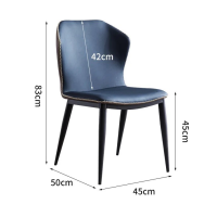 z54770361752750ac175785dfae66df9b807180b3f5734-1377-jpg Ghế Ăn Da VAZ Tựa Lưng Cánh Bướm - GA36