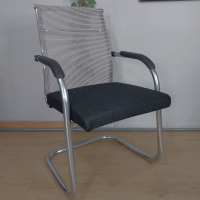 Ghế Phòng Họp Chân Quỳ Nhún Lưng Xám Trung - GQ28