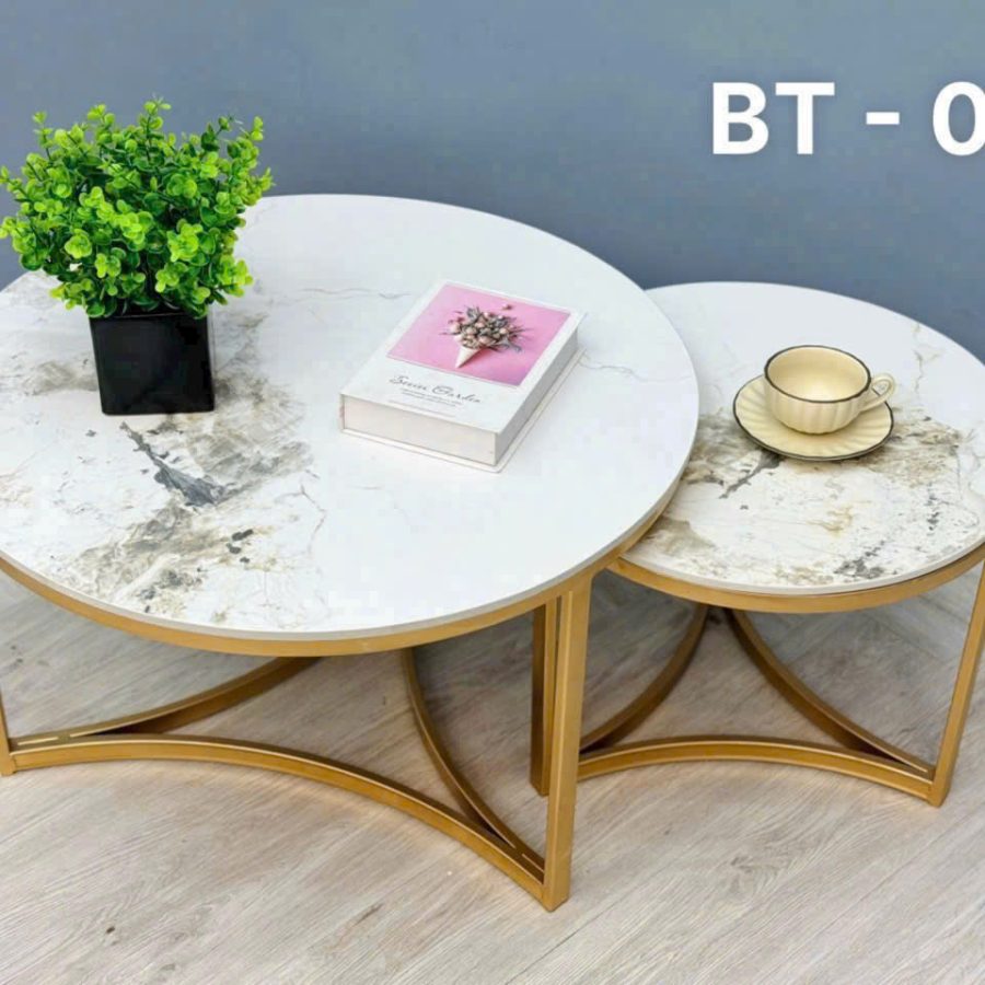 Bàn Trà Mặt Đá Cao Cấp- BT07MT