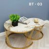 Bàn Trà Đôi Mặt Đá - BT03MT