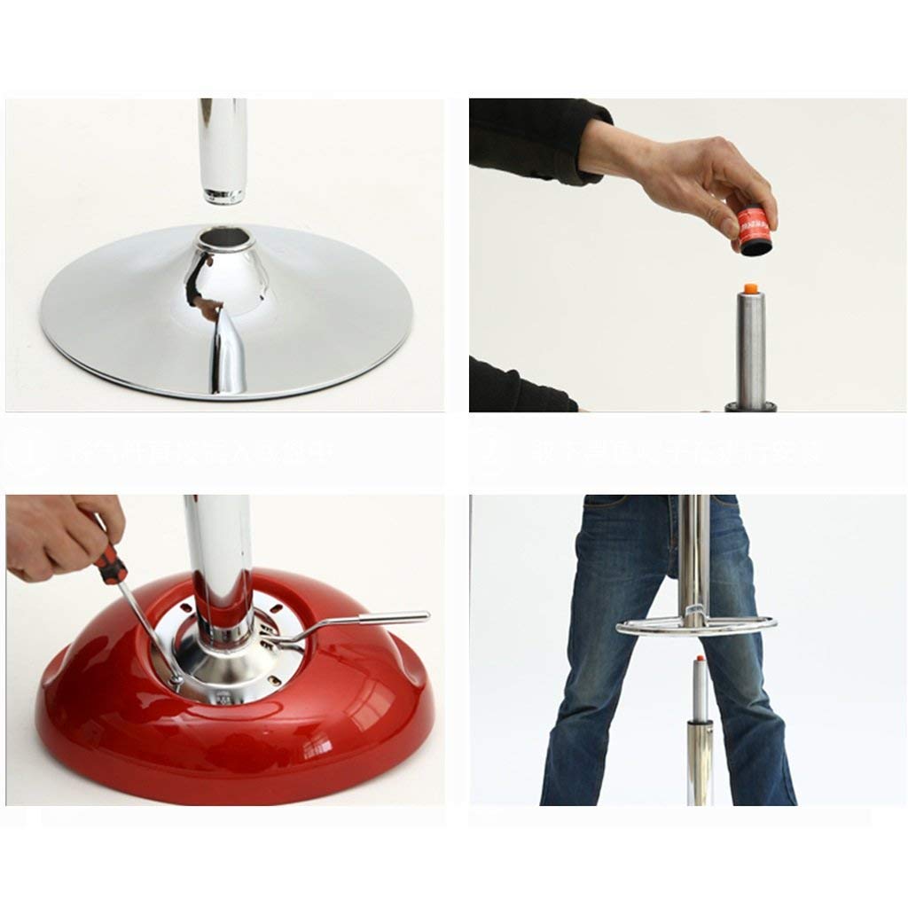 Ghế quầy bar ngồi nhựa ABS chân sắt mạ crom nhiều màu SG - 092-3