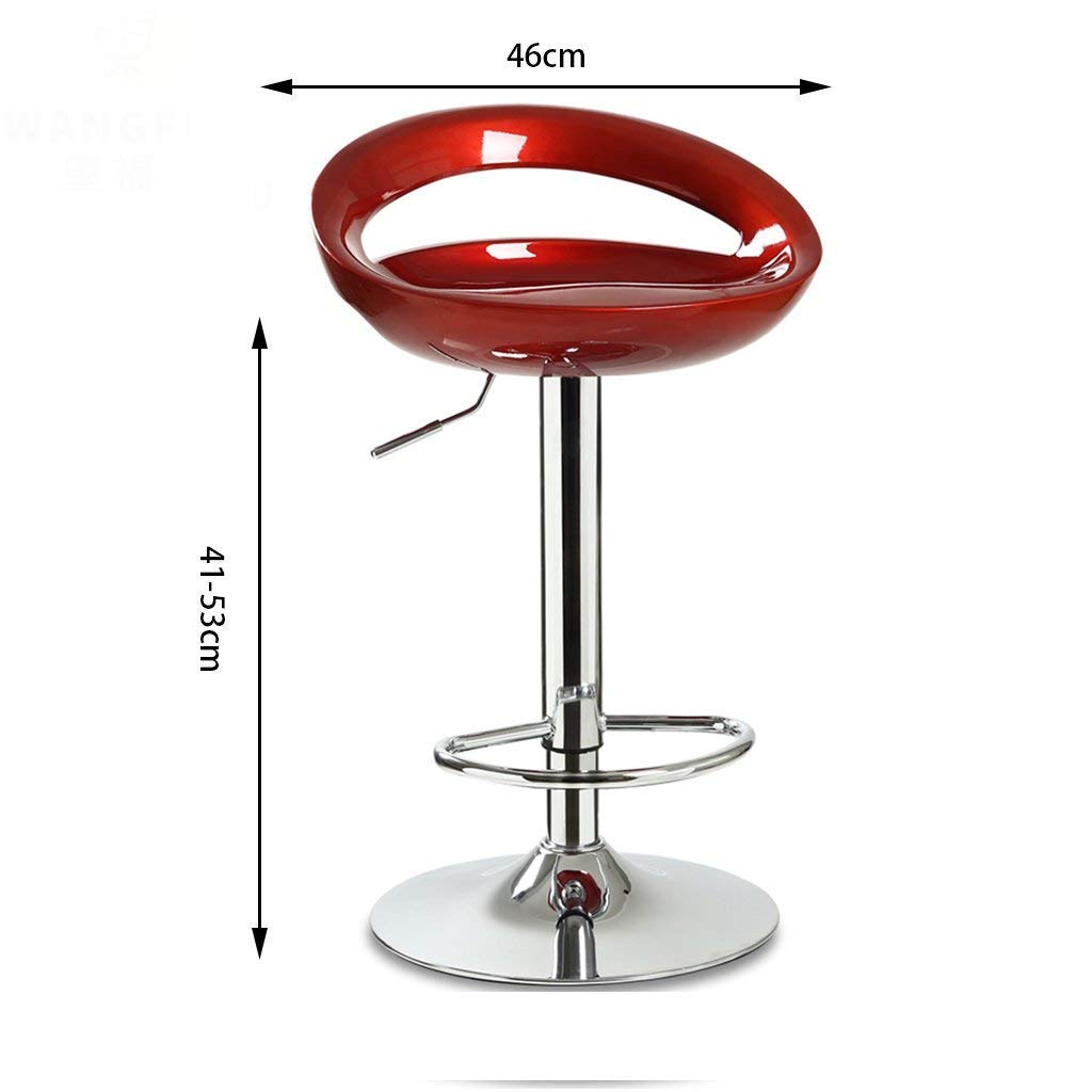 Ghế quầy bar ngồi nhựa ABS chân sắt mạ crom nhiều màu SG - 092-4