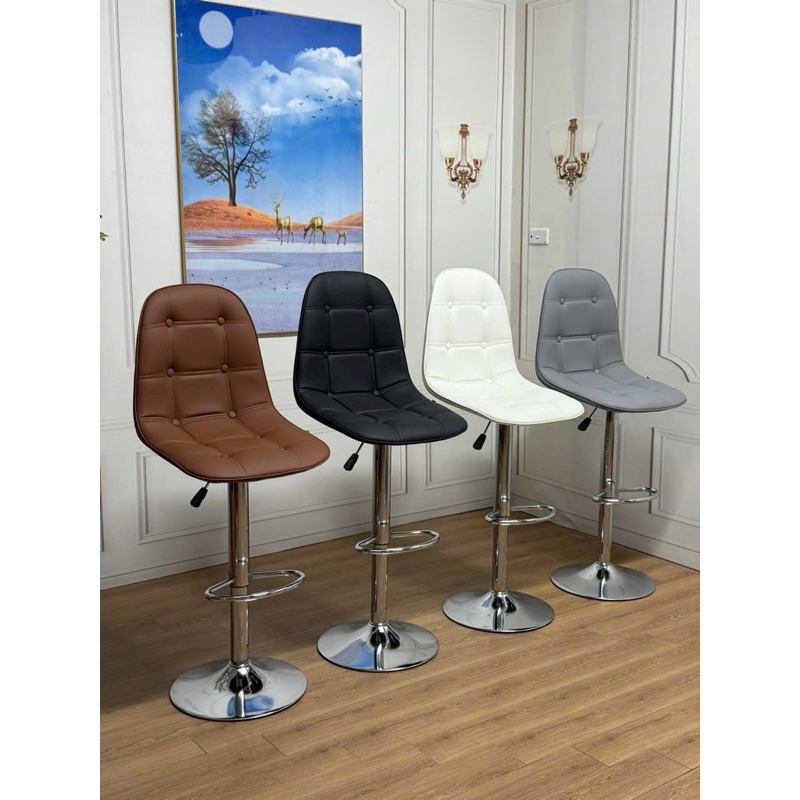 Ghế Bar Tựa Lưng Cao Bọc Da - BR05MT