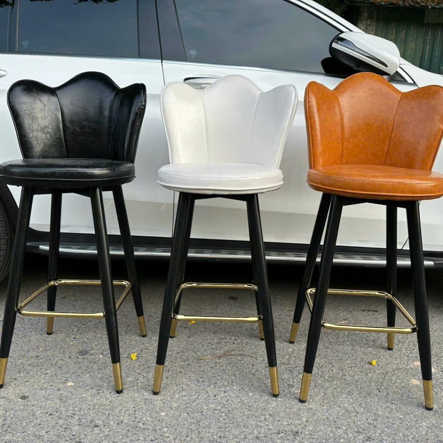 Ghế Bar Da Vương Miện - BR18BMT