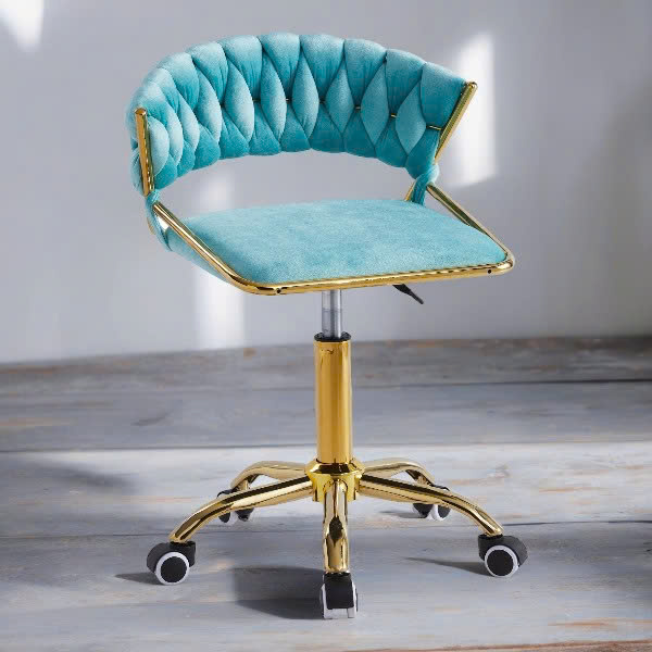 Ghế Nhung Lưng Đan -  CF041MT